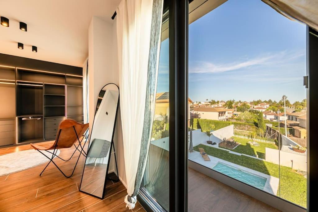 Villa Con Piscina Privada Gelves Buitenkant foto