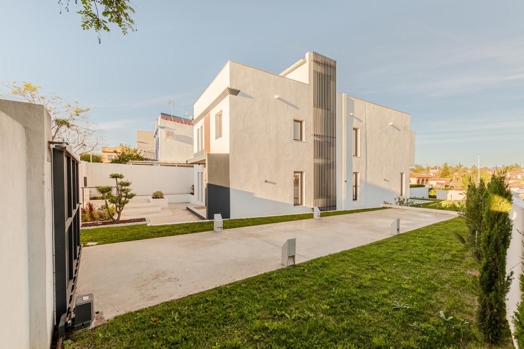 Villa Con Piscina Privada Gelves Buitenkant foto